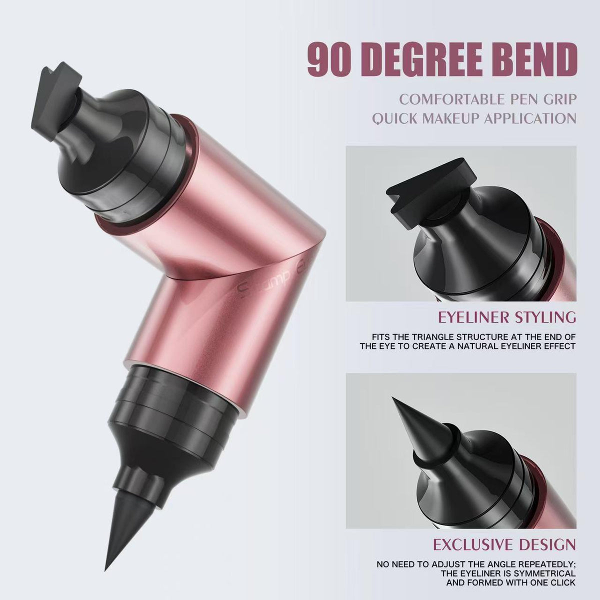 QIC Dual-Tip Eyeliner Pen with Stamp