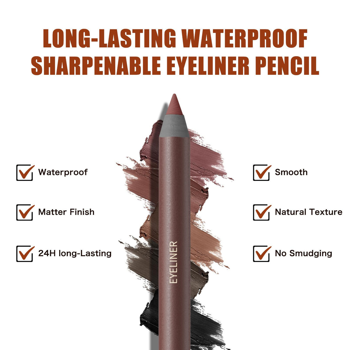 SNAILGIRL Matte Plum Eyeliner Pencil