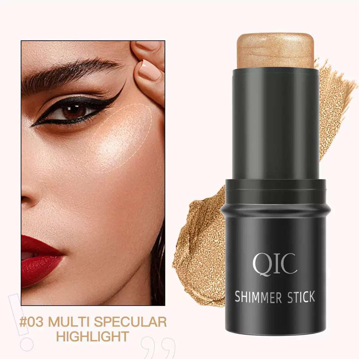 QIC 3-in-1 Portable Cosmetic Stick