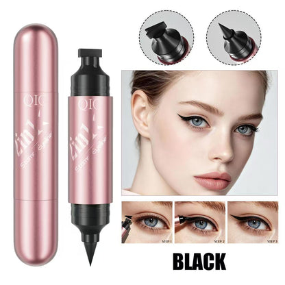 QIC Dual-Tip Eyeliner Pen with Stamp