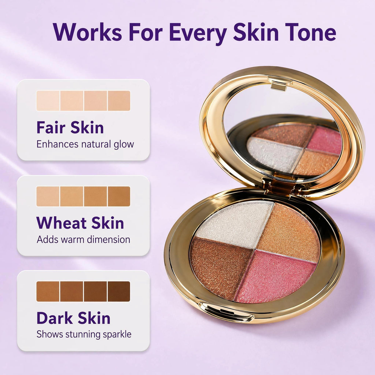 Shimmer Highlighter Palette