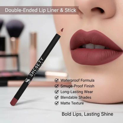 SHCOETY Cruelty-Free Dual-Ended Lip Liner & Tint Combo
