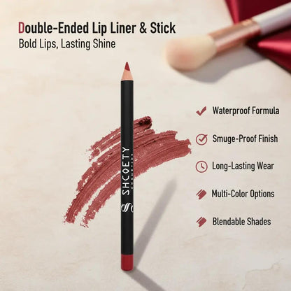 SHCOETY Cruelty-Free Dual-Ended Lip Liner & Tint Combo