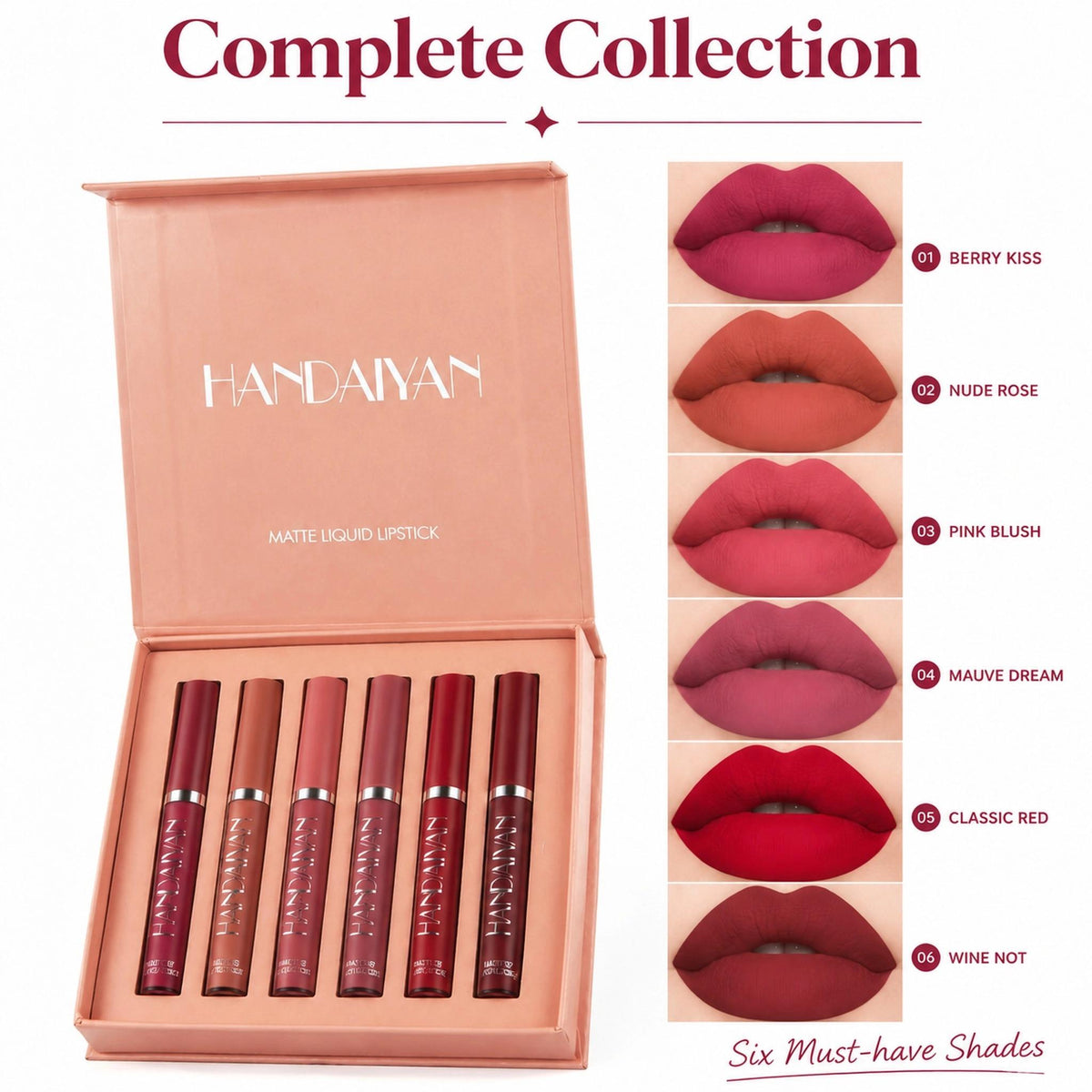 Handaiyan Lip Stain & Lipstick Kit
