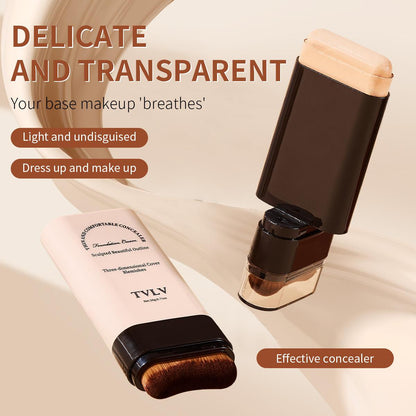 Dual-Ended Concealer Foundation Stick