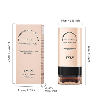 Dual-Ended Concealer Foundation Stick