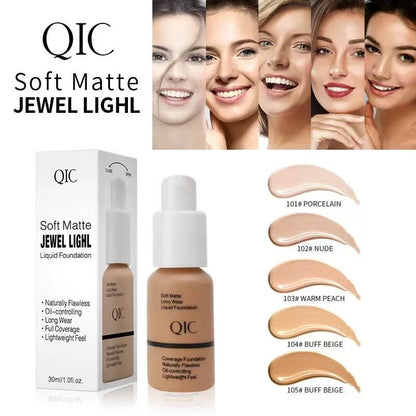 QIC Soft-Finish Liquid Foundation