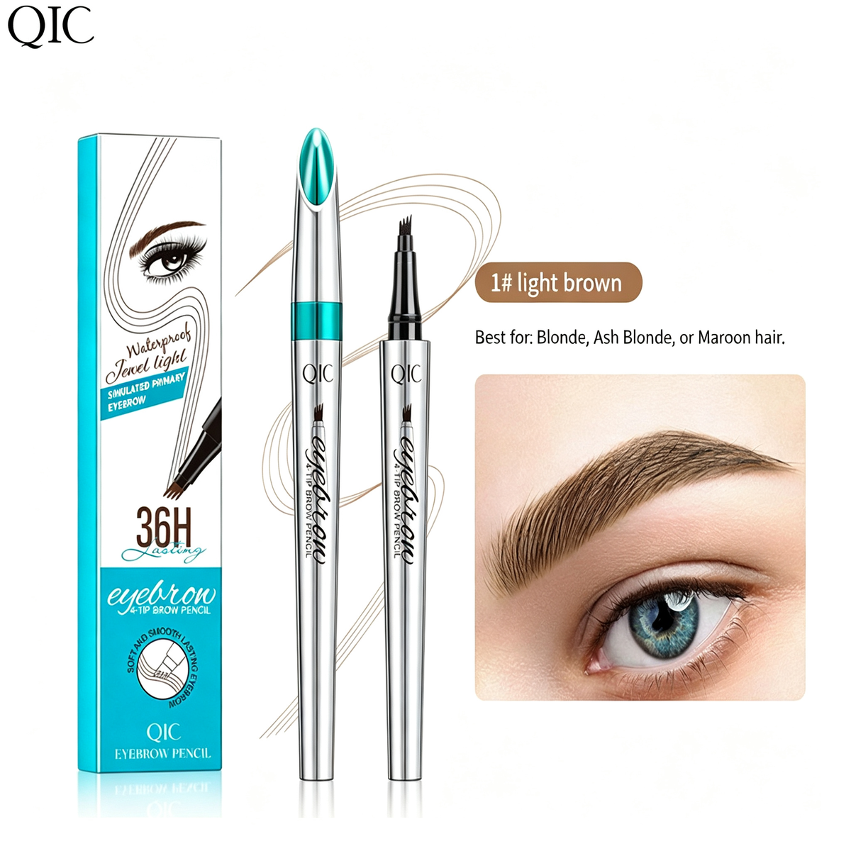 QIC Alcohol-Free Eyebrow Pen