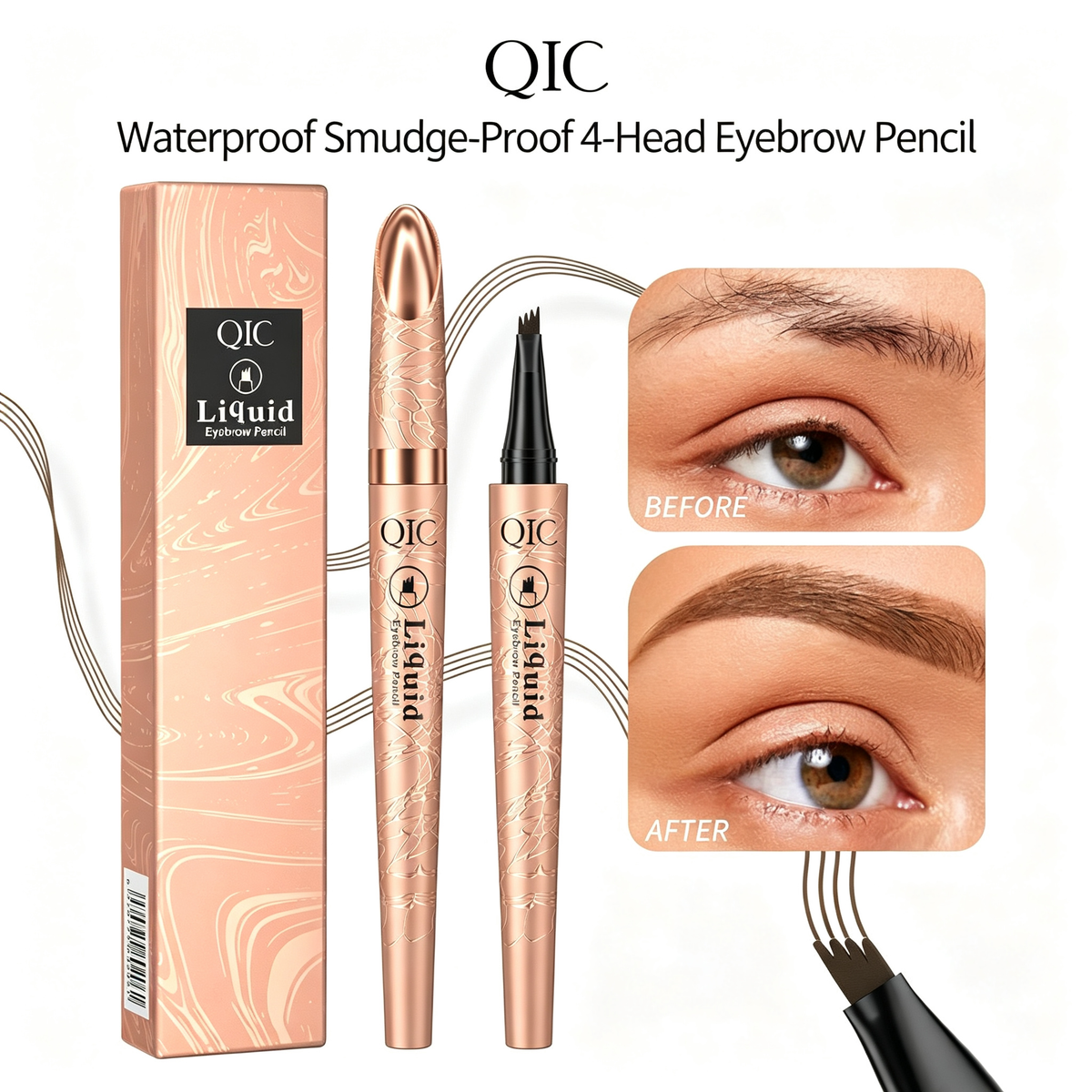 QIC Alcohol-Free Eyebrow Pen