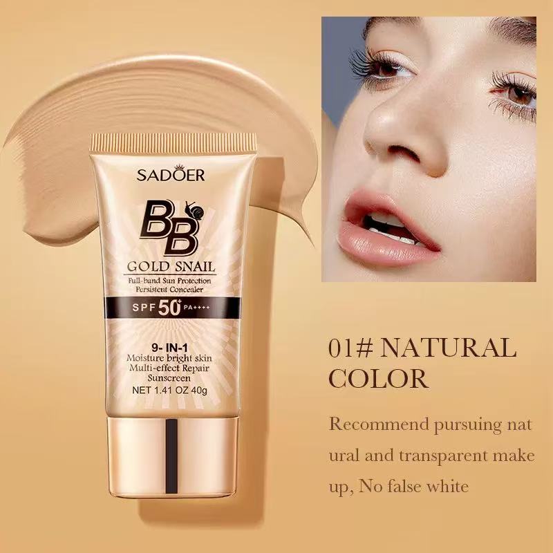 High-Coverage Waterproof Snail BB Cream